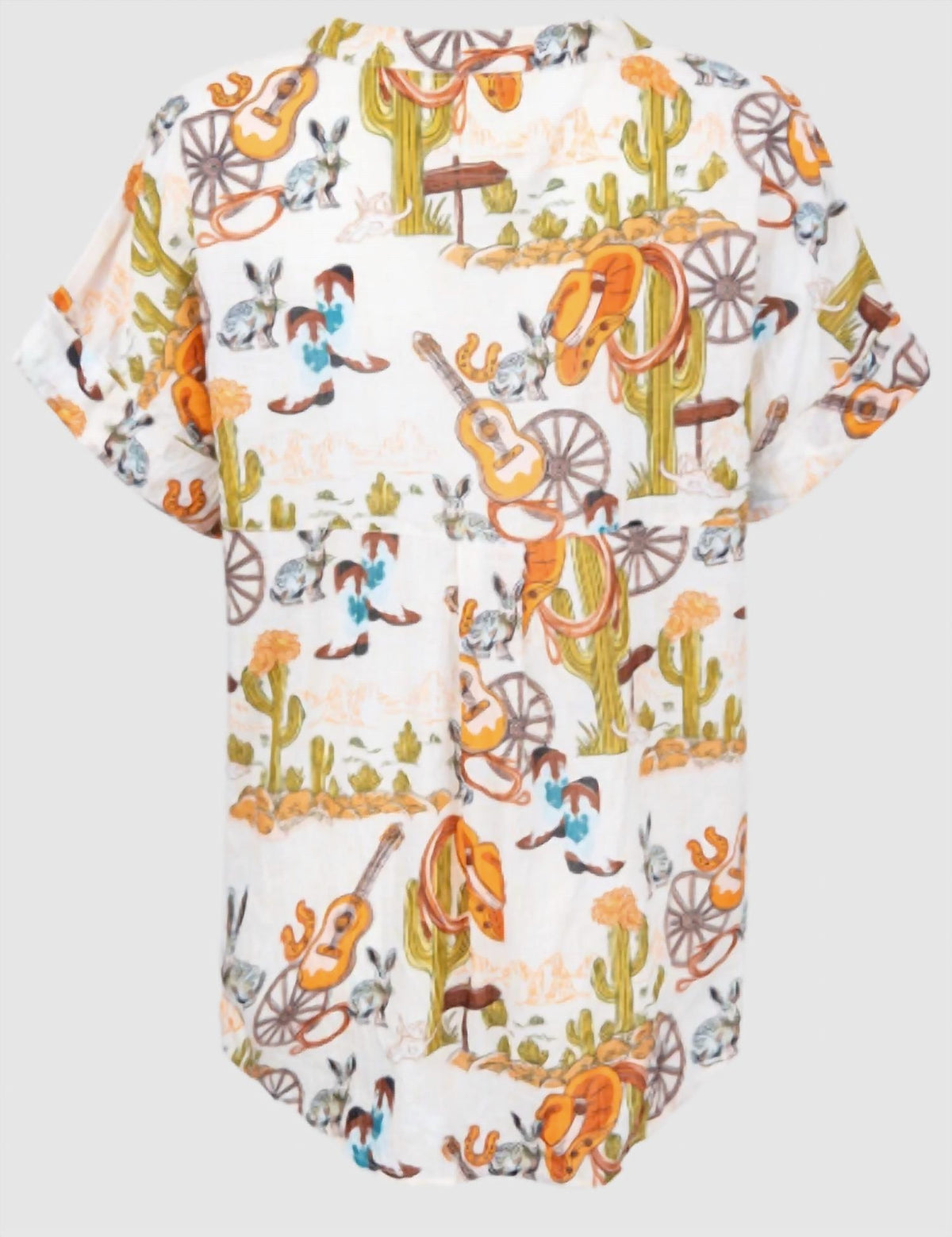 Women's Hang Your Hat V-neck Prairie Top