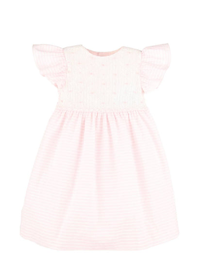 Girls' Stripes Smock Dress