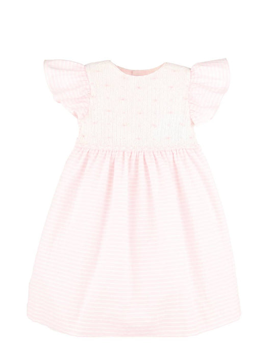 Girls' Stripes Smock Dress