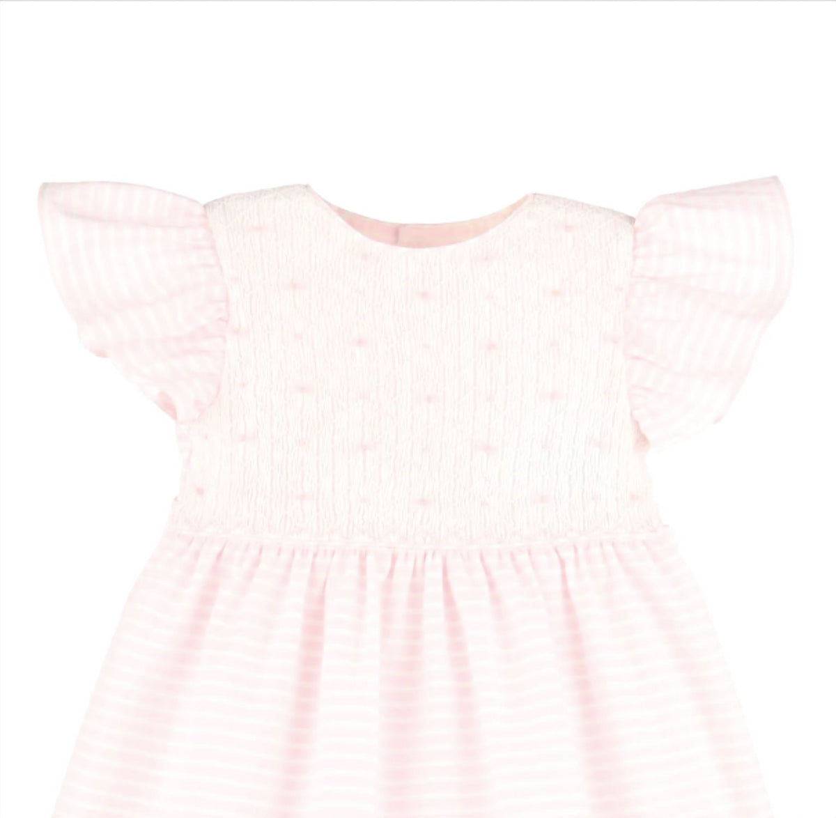 Girls' Stripes Smock Dress