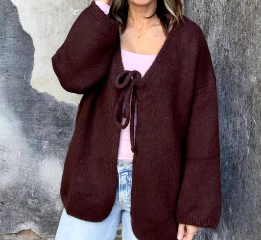 Oversized Knit Milo Cardigan