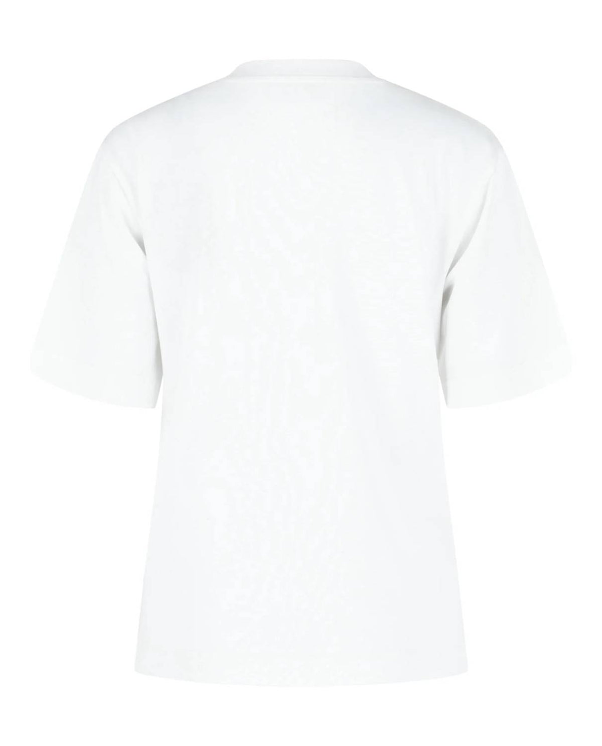 Cotton T-Shirt With Zig Zag Embroidered Pocket