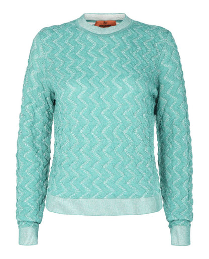 Women's Chevron-pattern Sweater