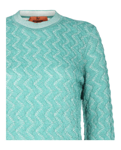 Women's Chevron-pattern Sweater