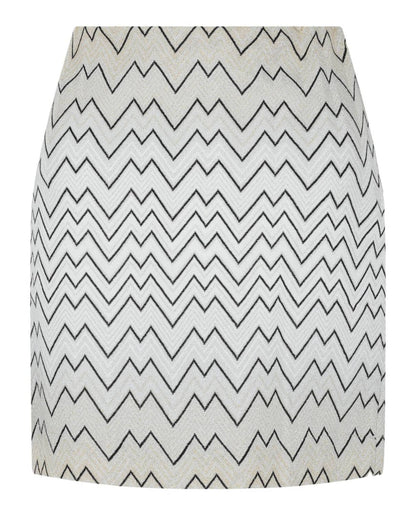 Women's Chevron Print Mini Skirt