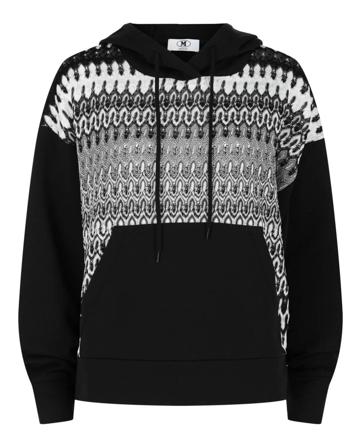 Women's Embroidered Mesh Hoodie