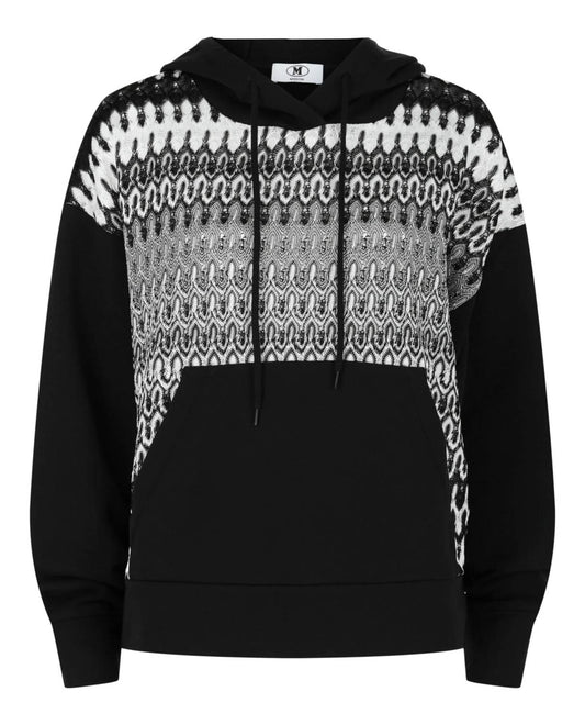 Women's Embroidered Mesh Hoodie