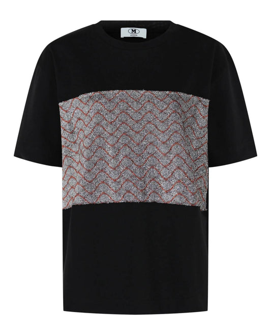Women's Lamé Diamond Panel T-shirt