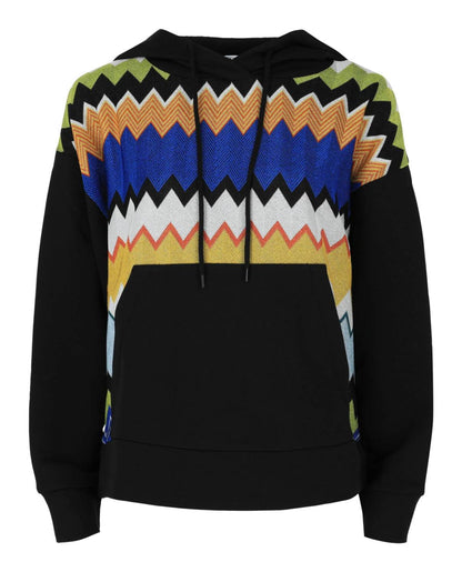 Women's Metallic Chevron Hoodie