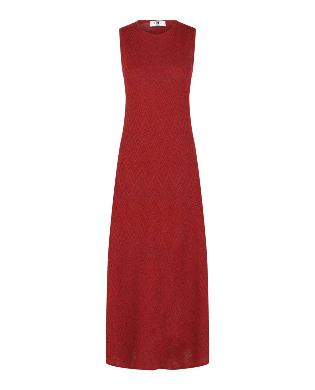 Women's Metallic Chevron Maxi Dress
