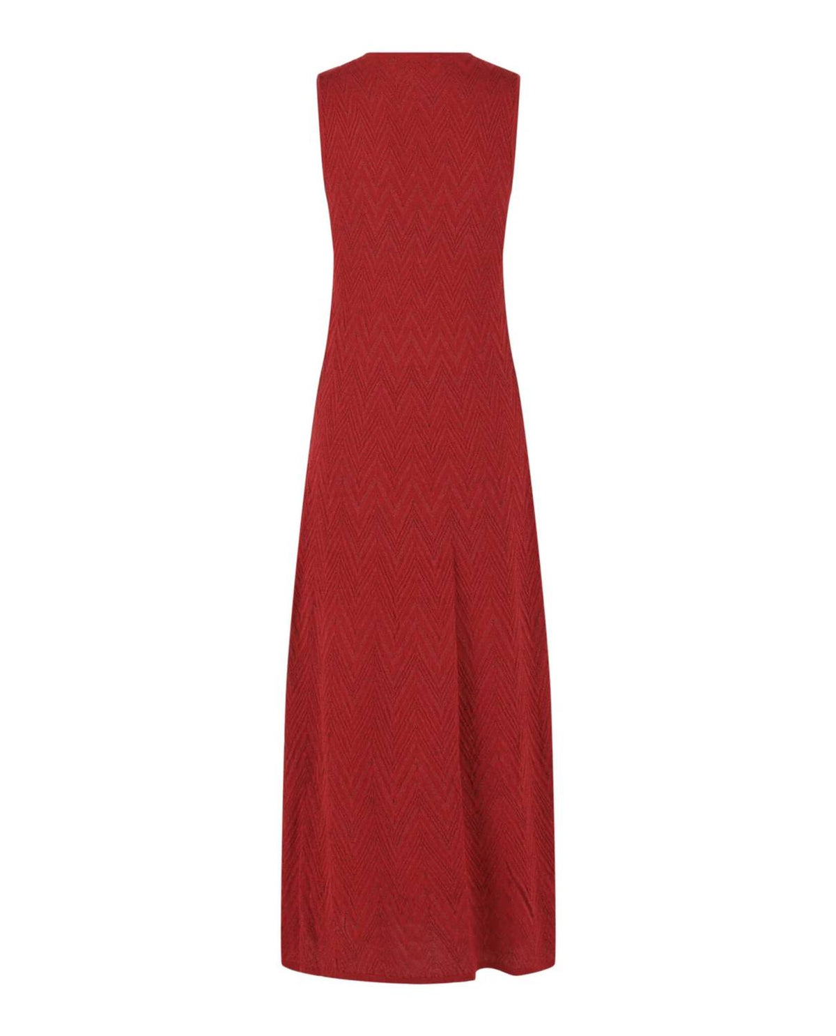 Women's Metallic Chevron Maxi Dress