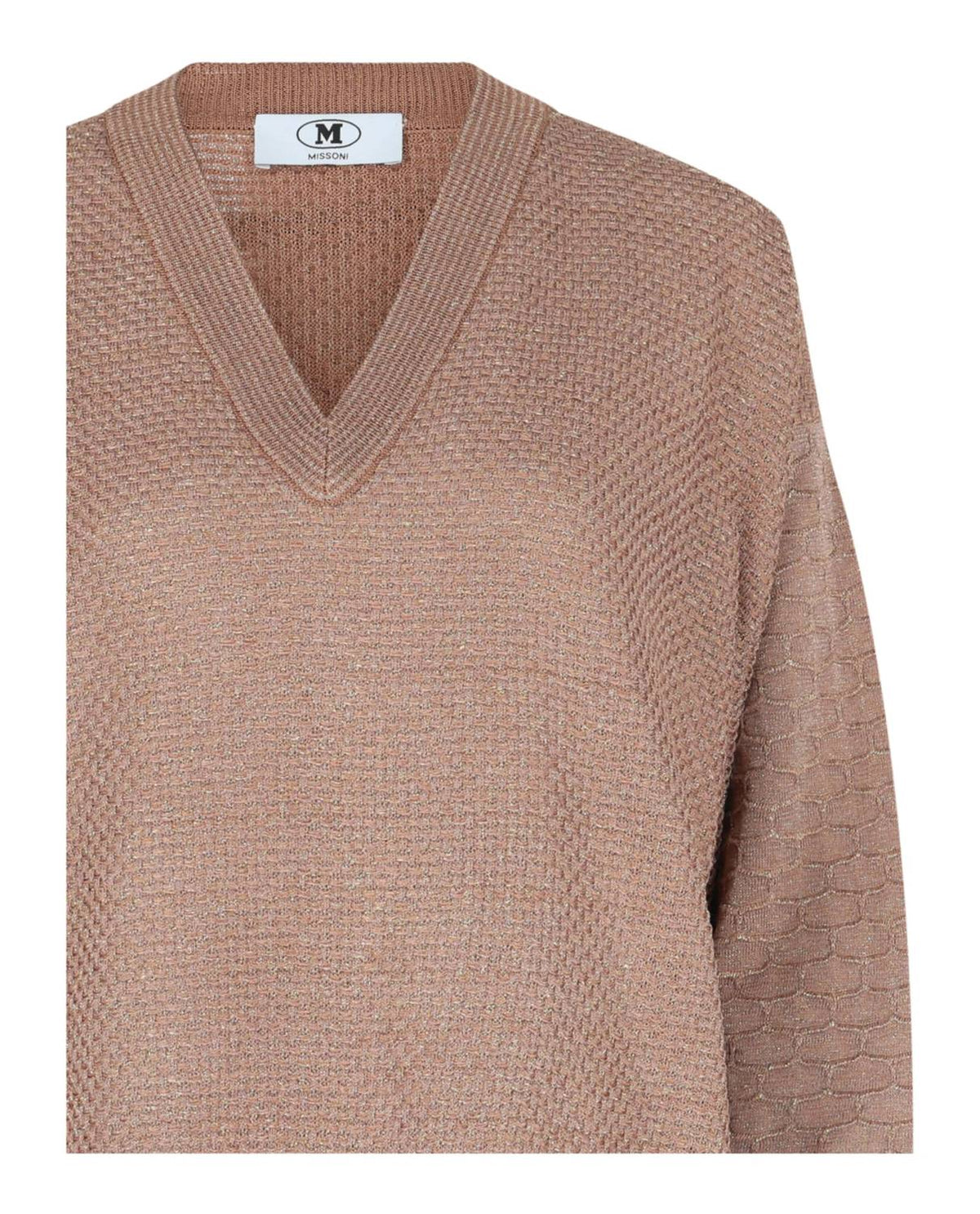 Women's Oversized Lamé Sweater