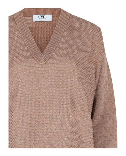 Women's Oversized Lamé Sweater