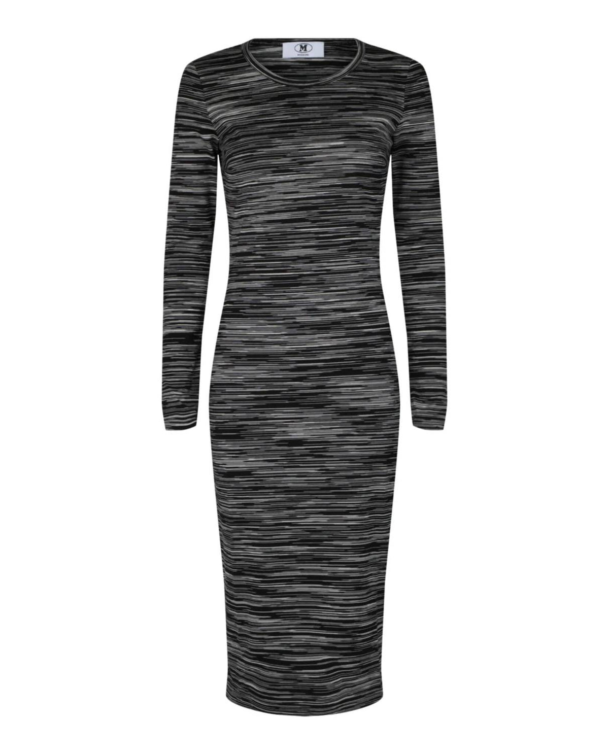 Women's Space Dye Long-sleeve Bodycon Dress