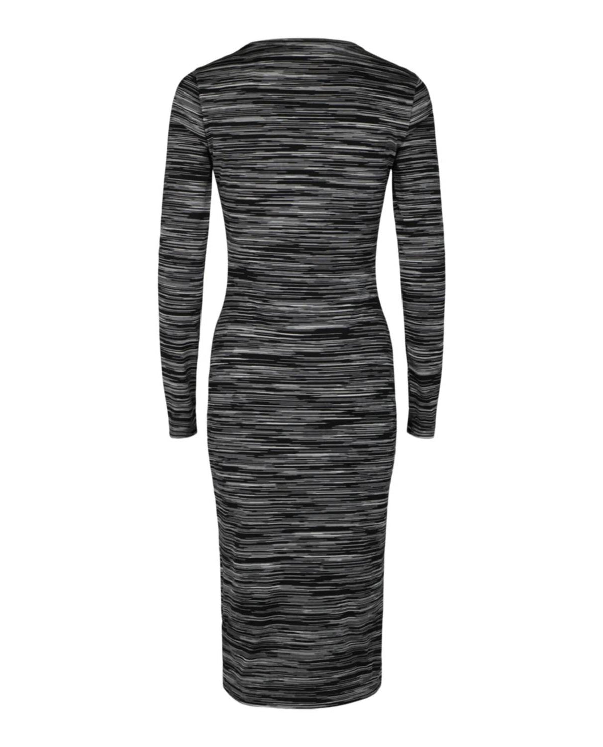 Women's Space Dye Long-sleeve Bodycon Dress