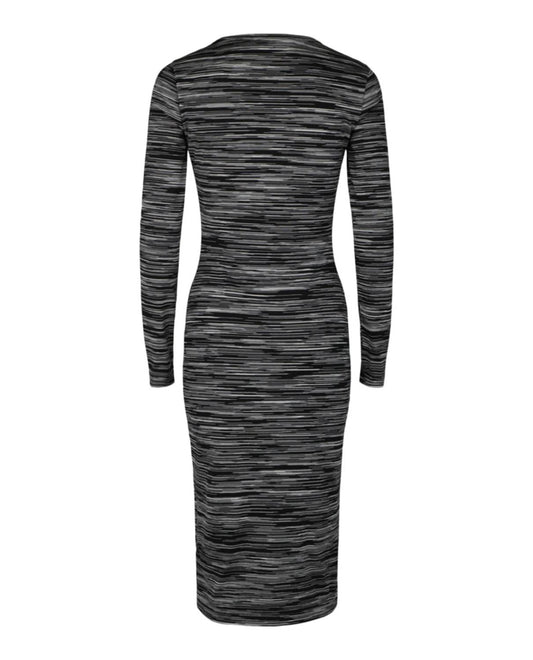 Women's Space Dye Long-sleeve Bodycon Dress