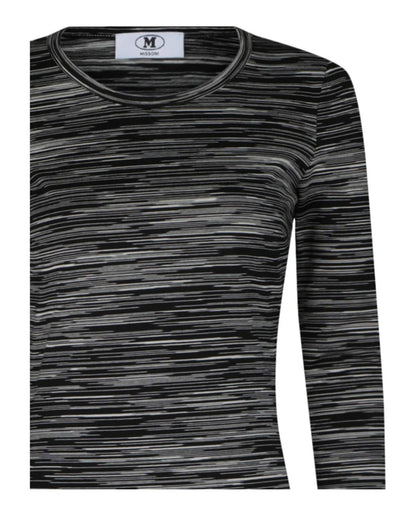 Women's Space Dye Long-sleeve Bodycon Dress