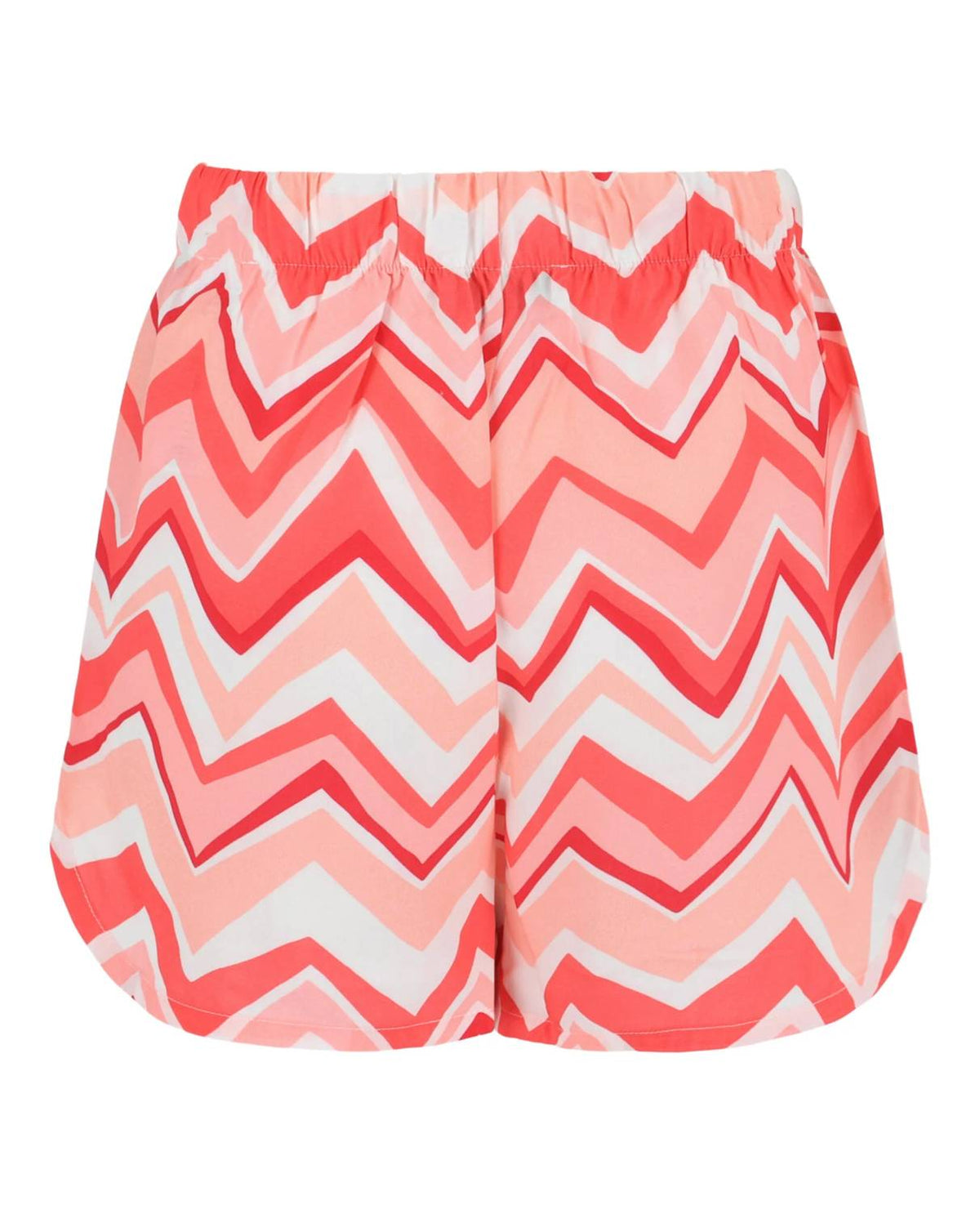 Women's Striped Dolphin Hem Shorts