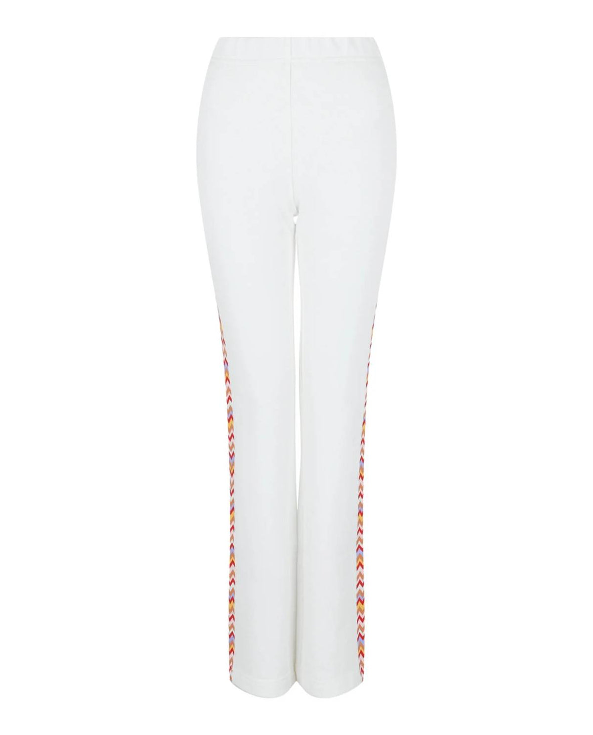 Women's Zig Zag Patterned Wide-leg Pants