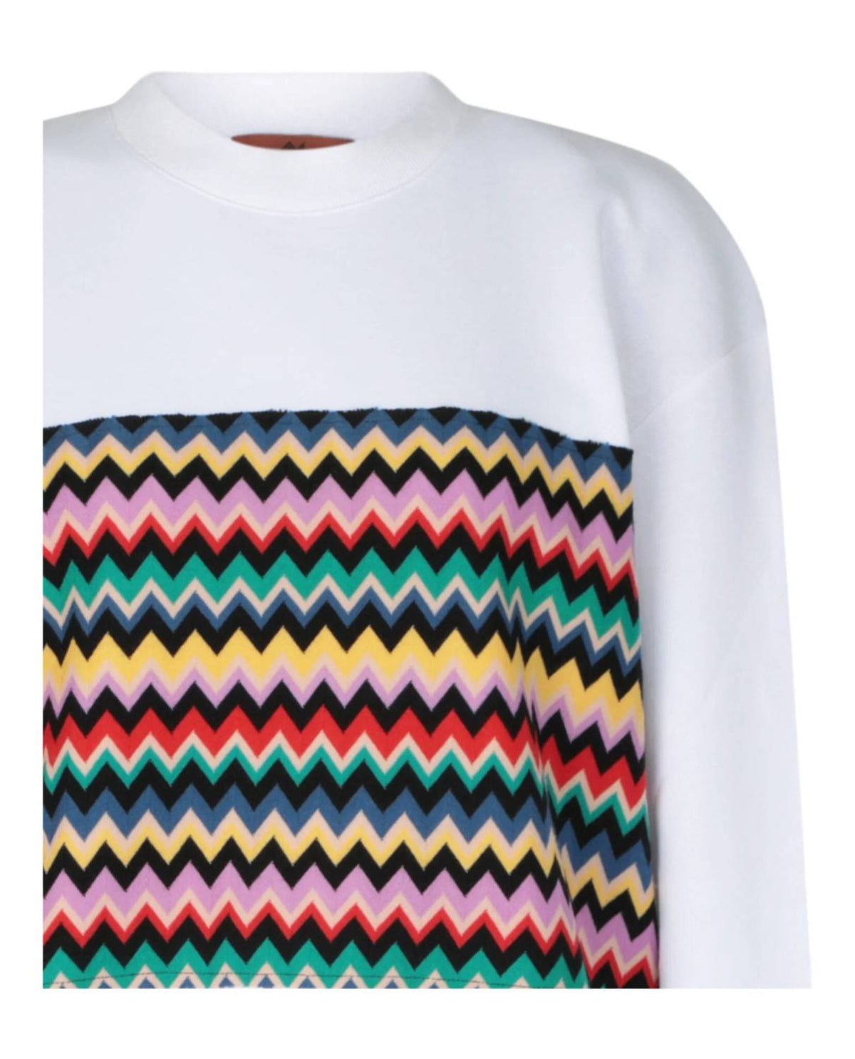 Women's Zigzag Graphic Cotton Sweatshirt