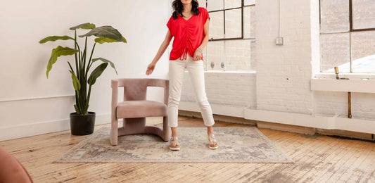 V-neck Ruched Front Top