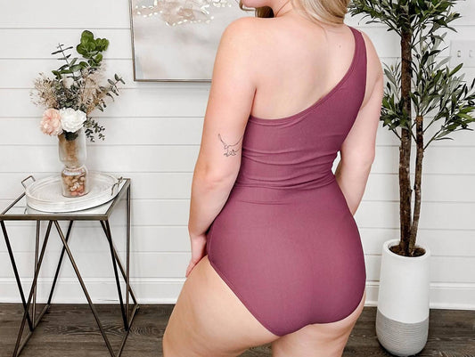 Made To Float Ribbed One Piece Swimsuit