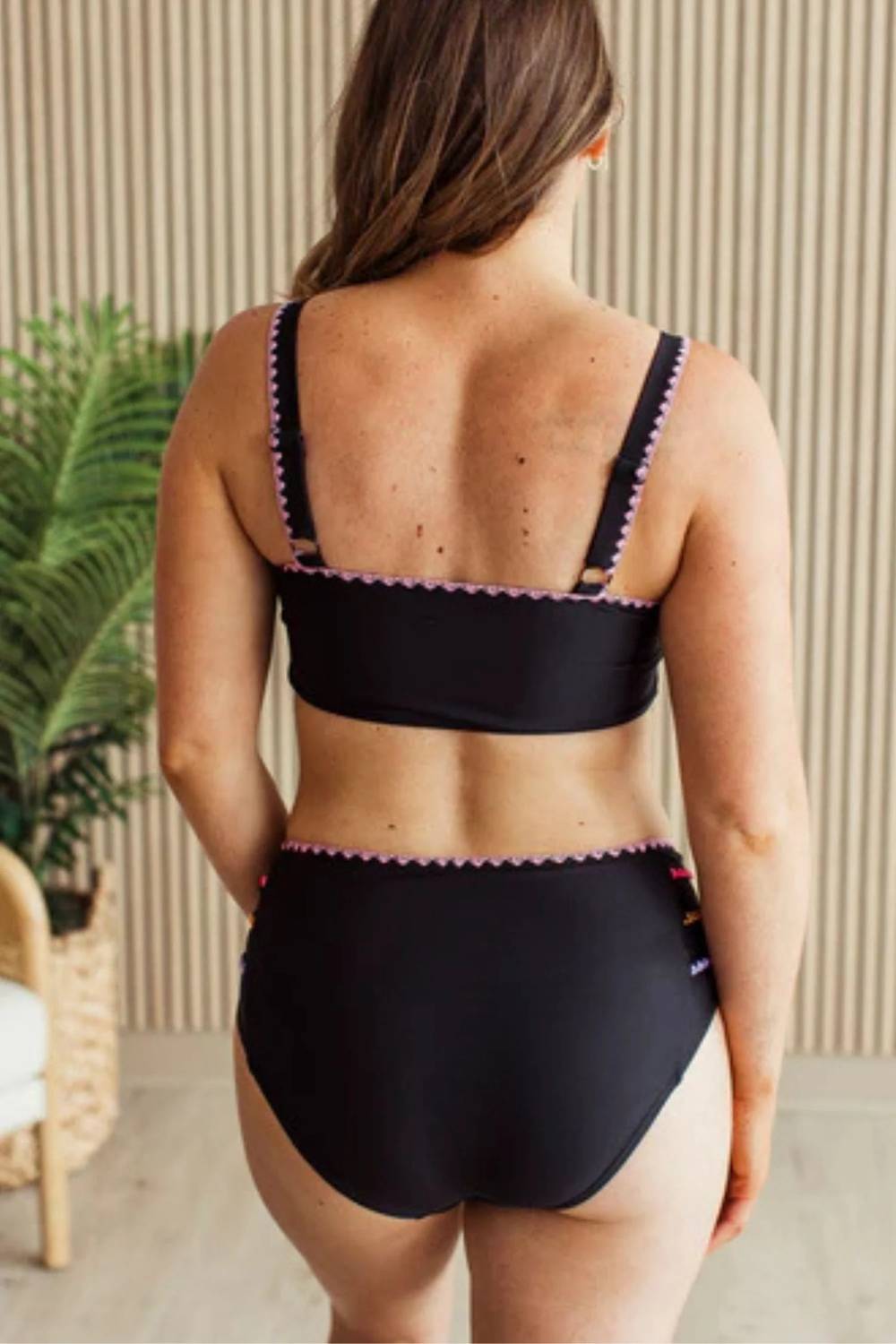 Multi Stitch Swim Top
