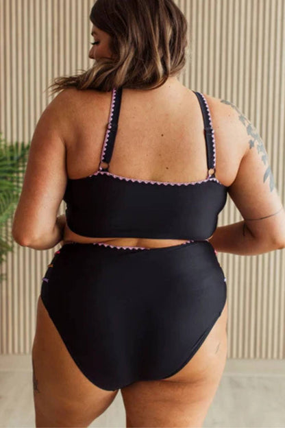 Multi Stitch Swim Top