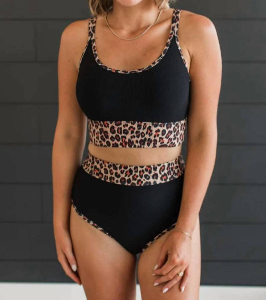 Ribbed Swim Top