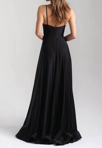 Surplice Style Bodice Sleeveless Maxi Dress