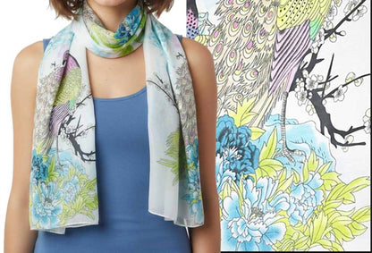 Women's Silky Dress Scarf
