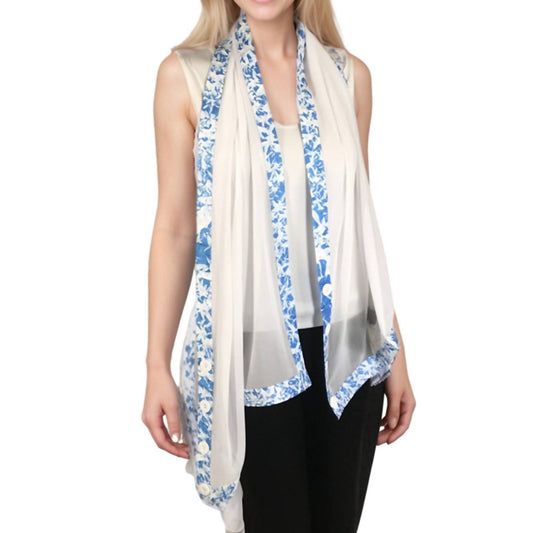 Women's Origami Trim Button Shawl Shrug Wrap