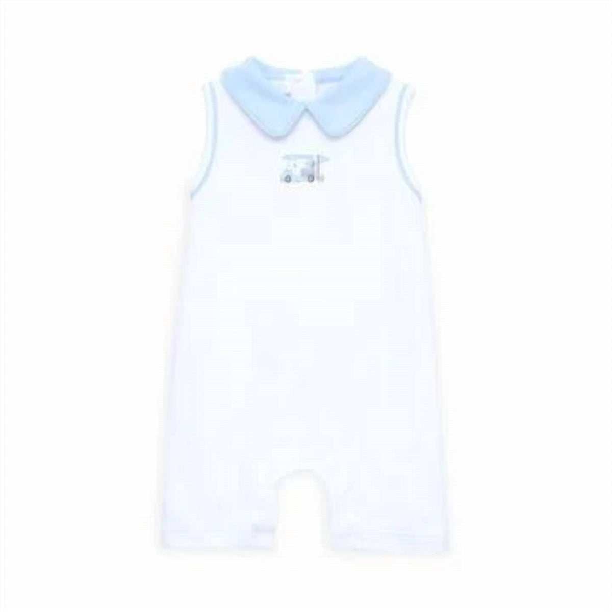 Boy's Little Golfer Collared Sleeveless Short Playsuit