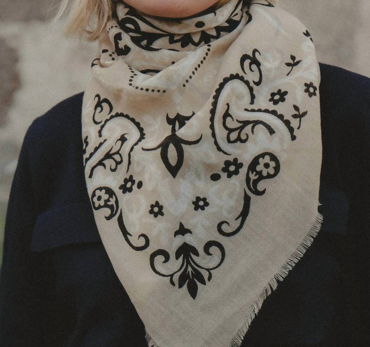 Women's Cotton Bandana Scarf