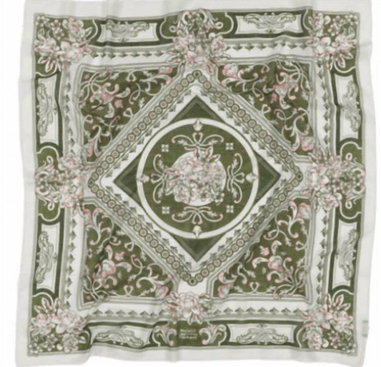Women's Mosaic Lichen Cotton Scarf