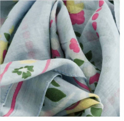 Women's Secret Garden Cotton Scarf