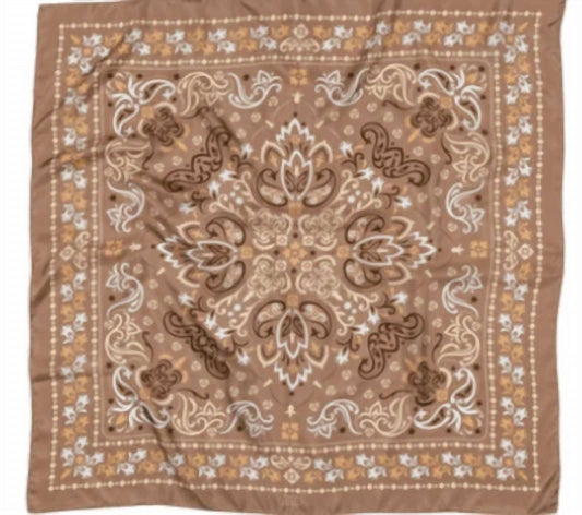 Women's Silk Bandana Scarf