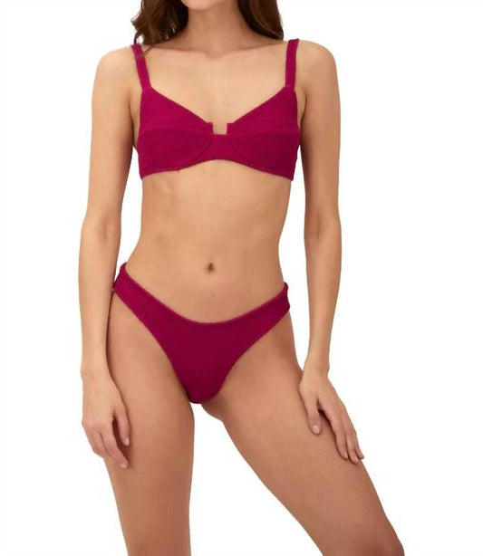 Textured Wave Paramount Bikini Bottom