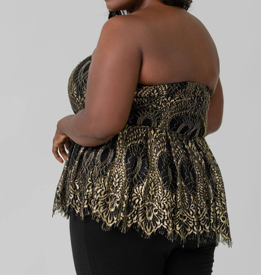 Lace Bustier Top