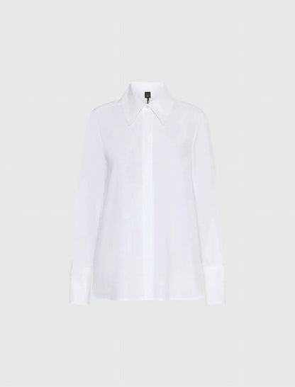 Concealed Button Fastening Shirt