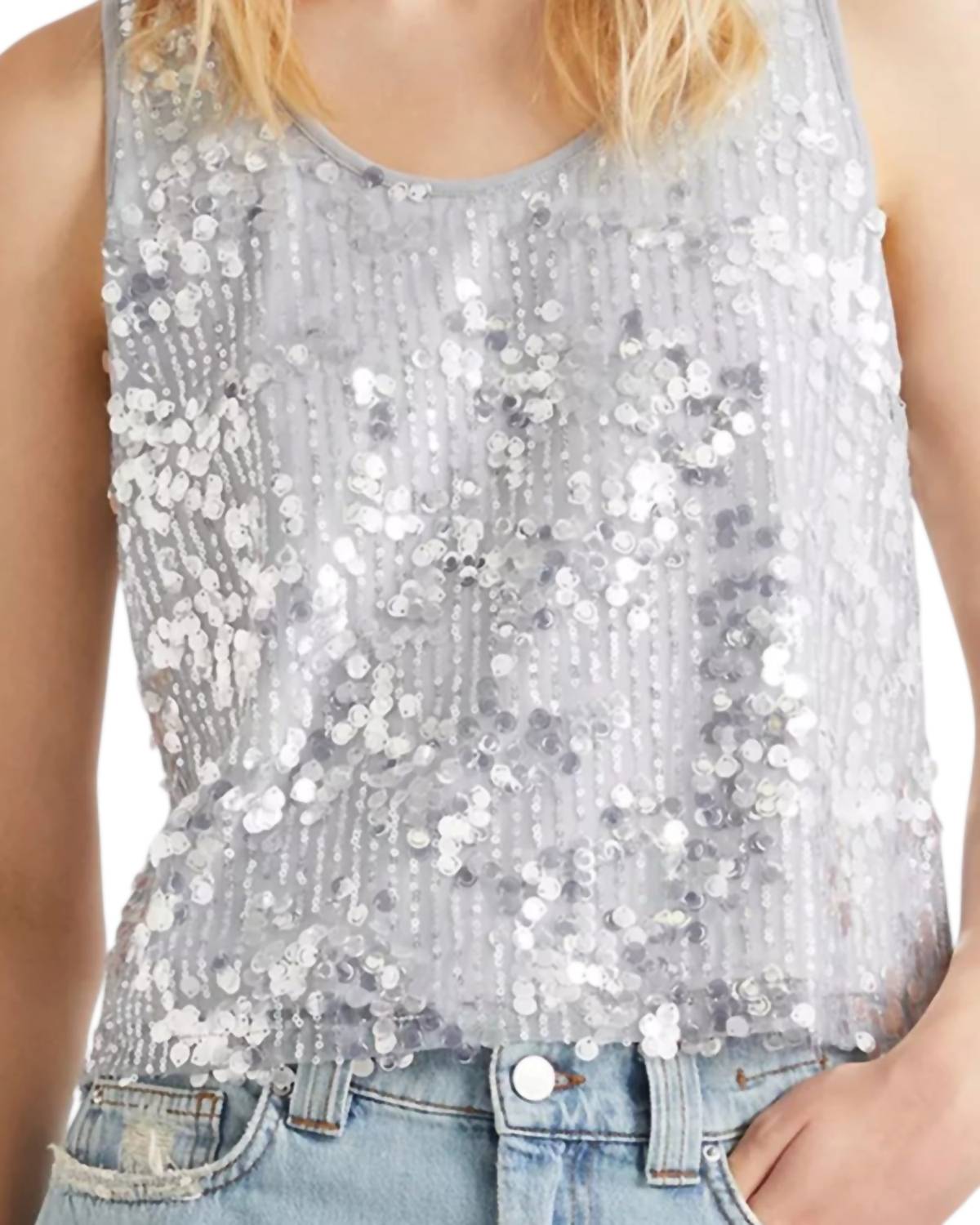 Sequin Tank Top