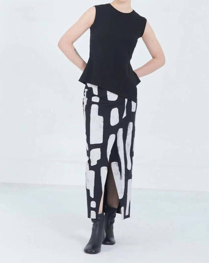 Inca Print Skirt