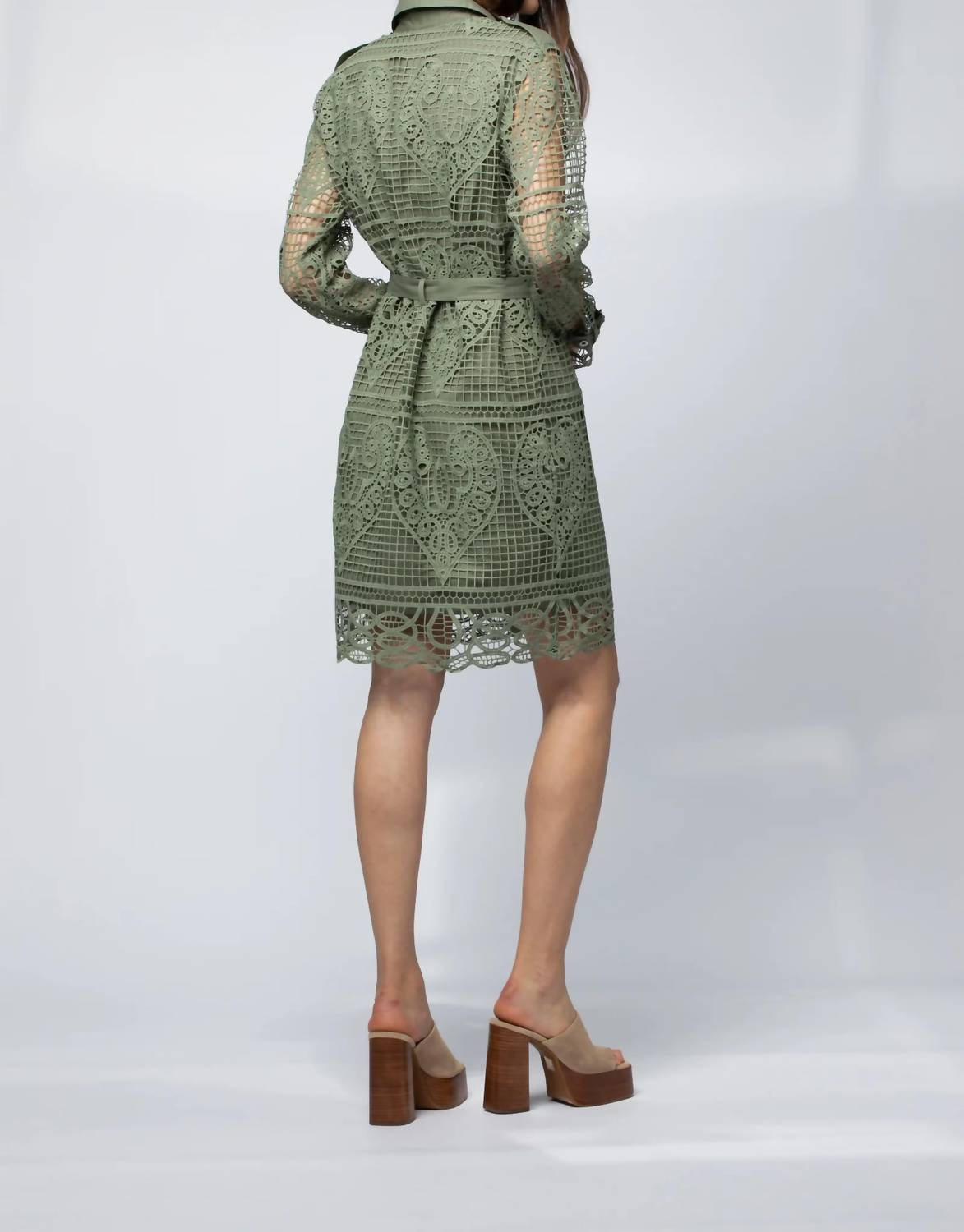 Robe Chemise Broderie Anglaise Shirt Dress