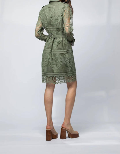 Robe Chemise Broderie Anglaise Shirt Dress