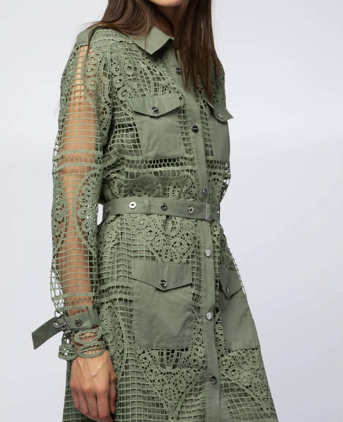 Robe Chemise Broderie Anglaise Shirt Dress