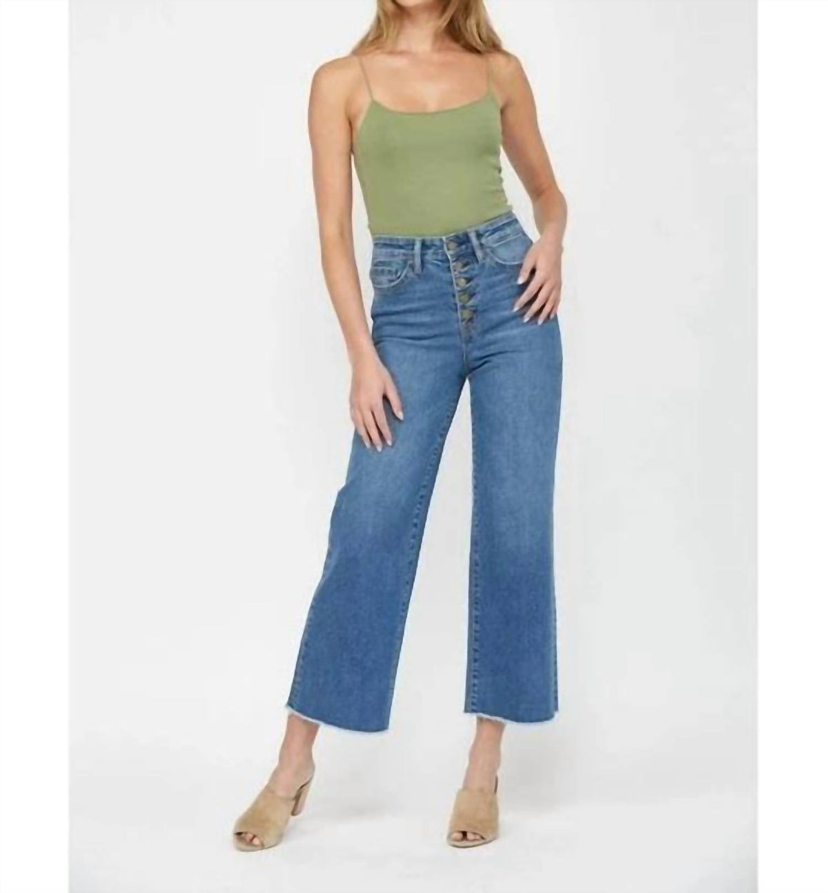 High Waist Wide Leg