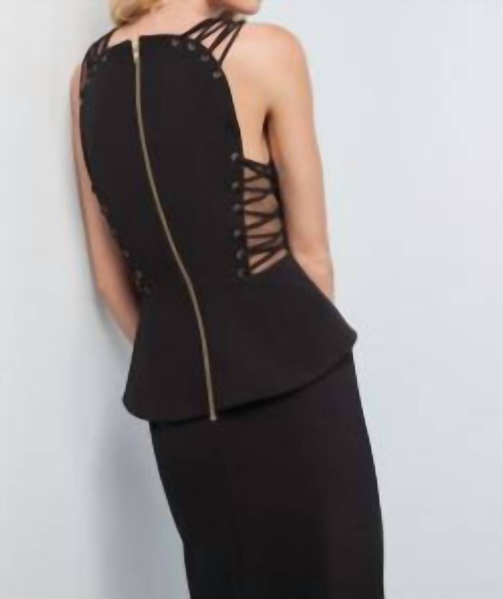 Long crepe dress