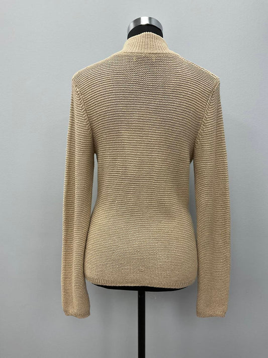 button linen/cotton cardigan