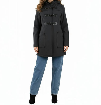 Soft-shell Toggle Hooded Coat