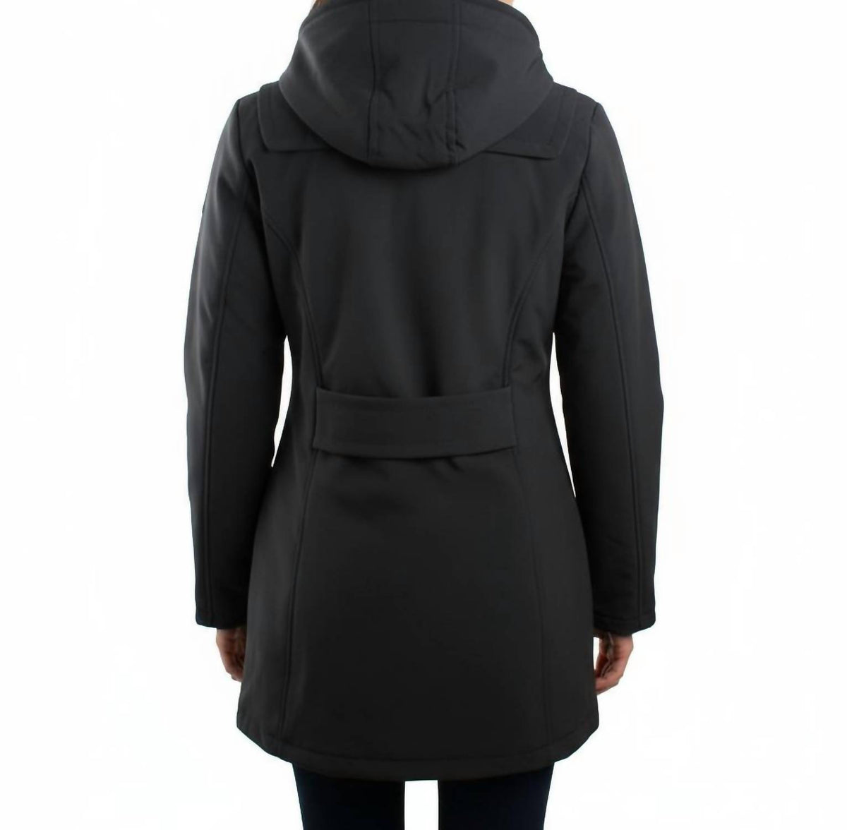 Soft-shell Toggle Hooded Coat
